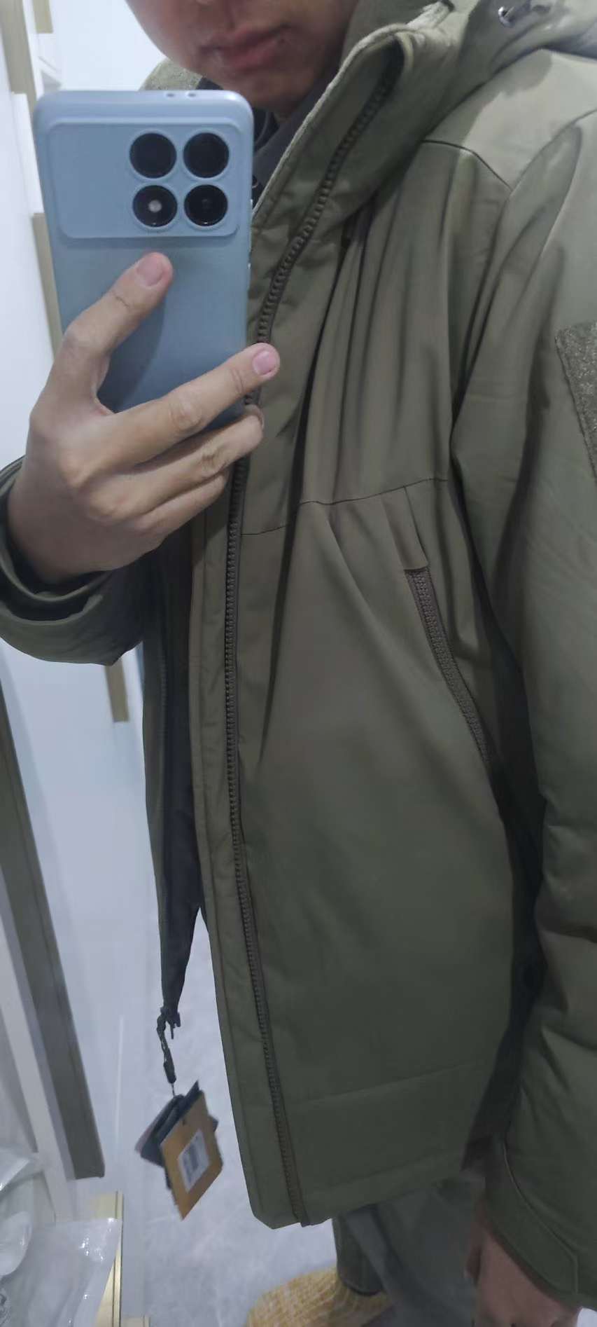 外面的料子太大